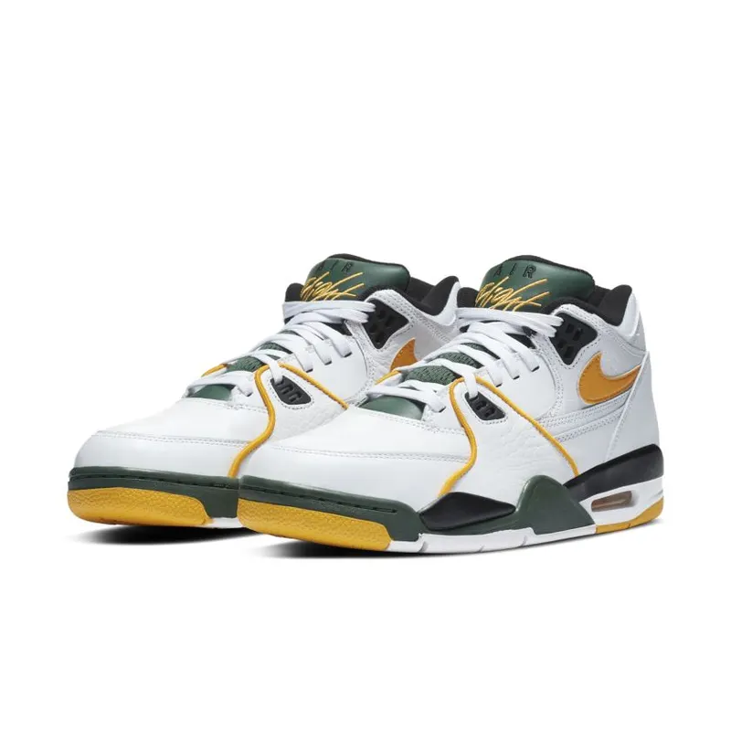 Nike Air Flight 89 White White/Fir/Black (CN0050-100)