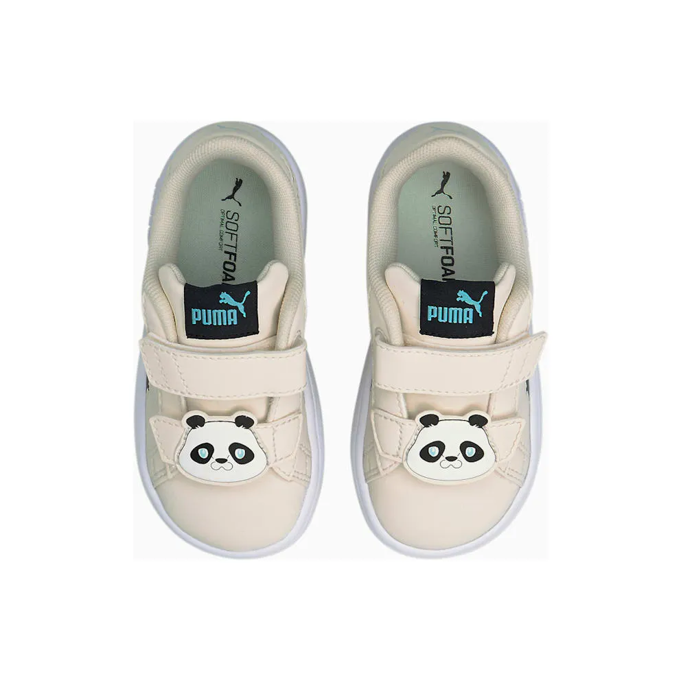 Puma Smash v2 Summer Animals babysneakers Black/White (36878902)