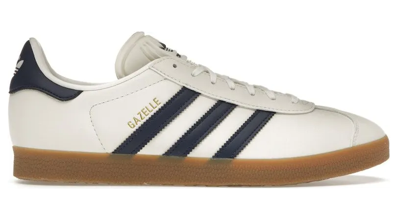 adidas Gazelle Cloud White Dark Blue (JI0209)