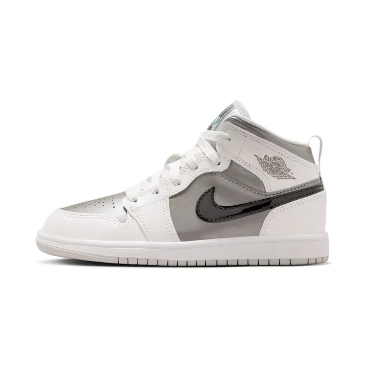 Air Jordan 1 Mid SE PS Inspired By The Greatest “Photon Dust / Flat Pewter / Black / Blue Chill” (HV4459-014)