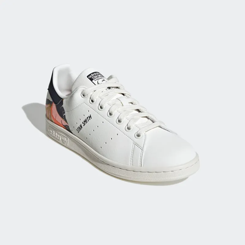 Adidas Stan Smith Core White / Legend Ink / Orange (GV7082)