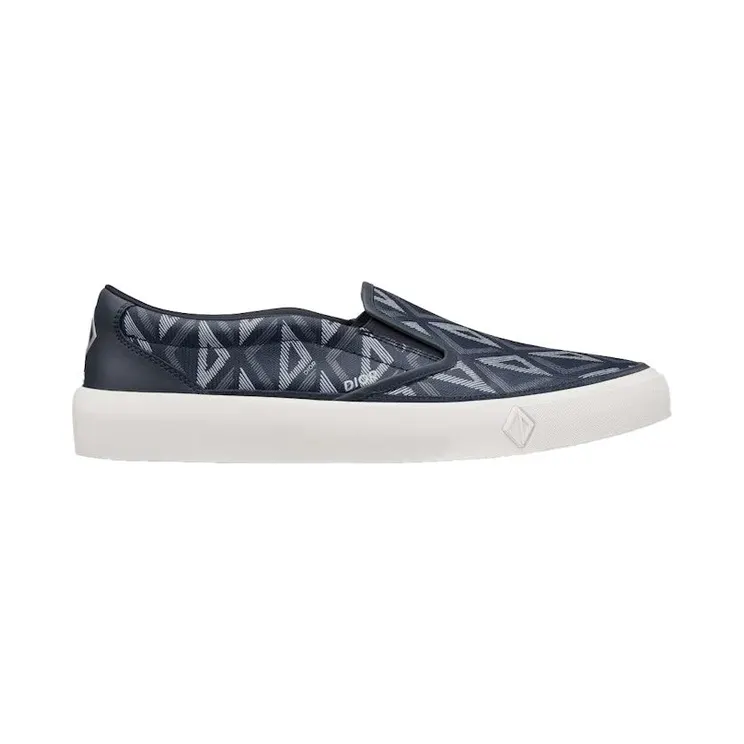 Dior B101 Slip-On Navy Blue CD Diamond Canvas (3SN296ZPP_H515)