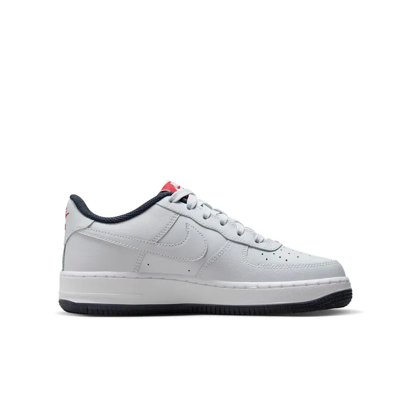Nike Air Force 1 Low LV8 4 Pure Platinum University Red Obsidian (FQ4118-001)