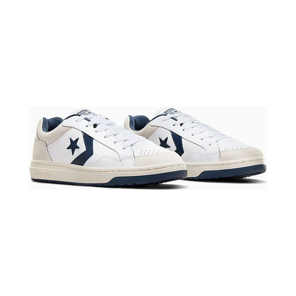 Converse Pro Blaze Classic Leather & Suede White/Navy/Vaporous Grey (A10124C)