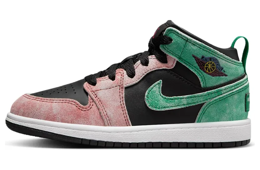 Jordan 1 Mid SE MJ’s Playground “Black / Dune Red / Pine Green” (FN9762-003)