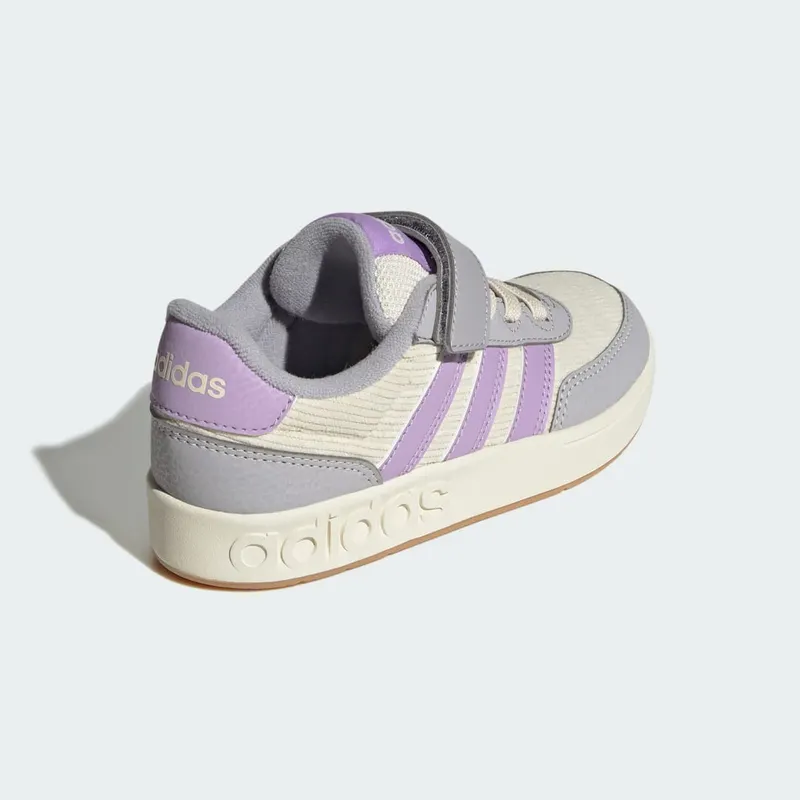 Adidas Breakbase Kids Wonder White / Powder Plum / Glory Grey (JQ3107)