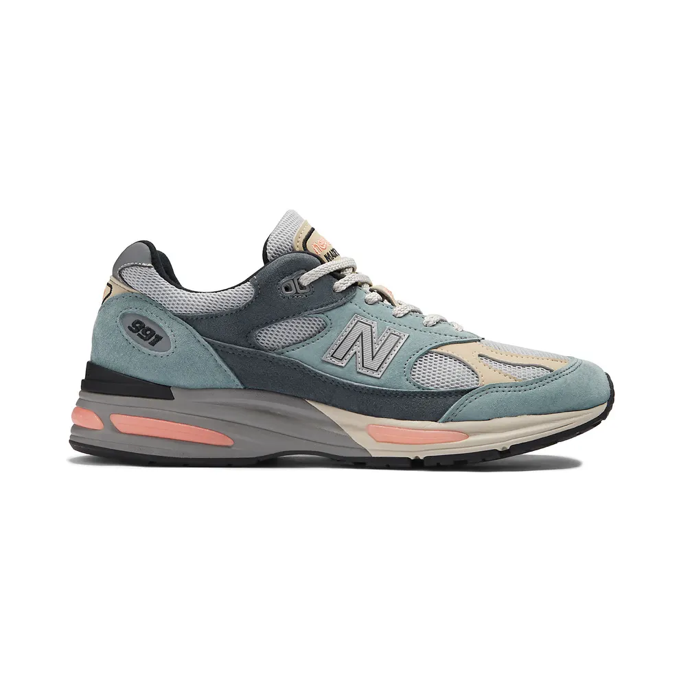 New Balance 991 MiUK Silver Blue Turbulence (U991SG2)