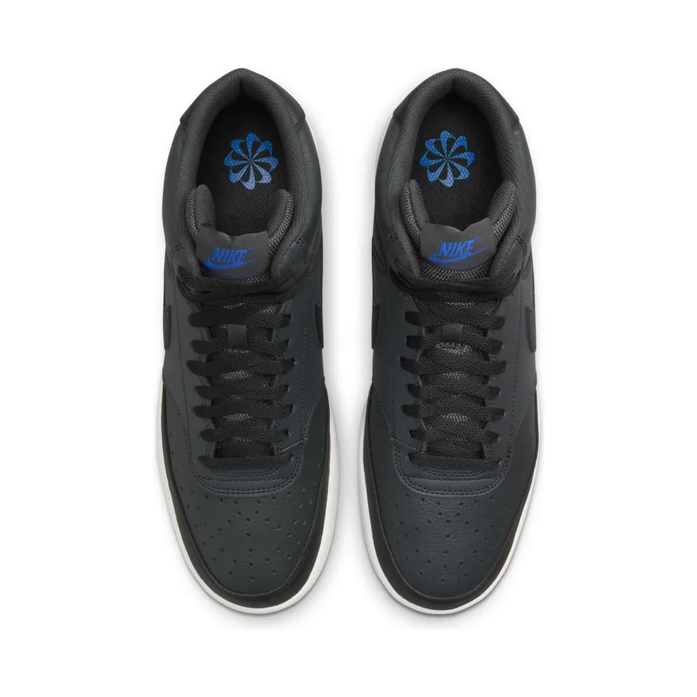 Nike Court Vision Mid Next Nature Dark Smoke Grey Off Noir Racer Blue Black (DN3577-005)