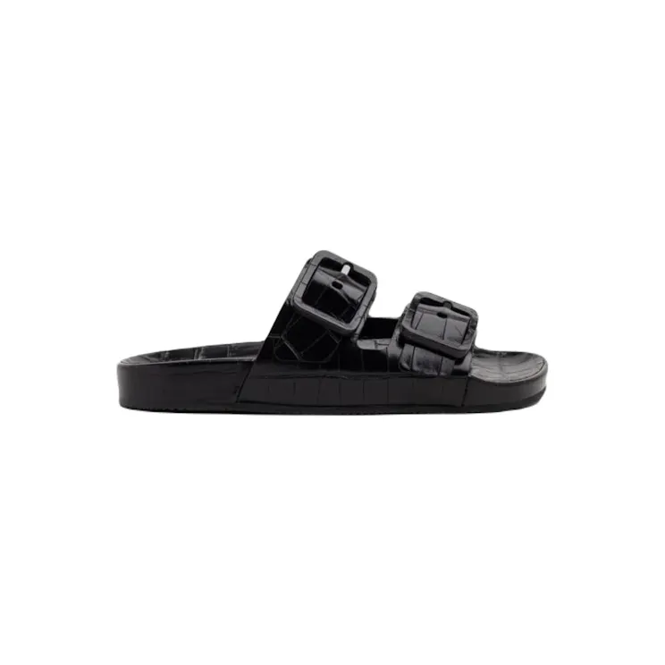 Balenciaga Mallorca Croc Sandals Black (660295WBB611010)