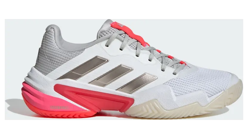 Adidas Barricade 13 Tennis Cloud White / Champagne Met. / Lucid Red (IH2967)