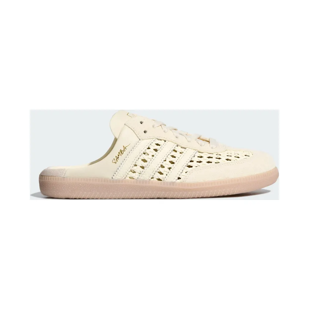 Adidas SAMBA OG MULE SHOES Cream White / Cream White / Gold Metallic (KH7719)