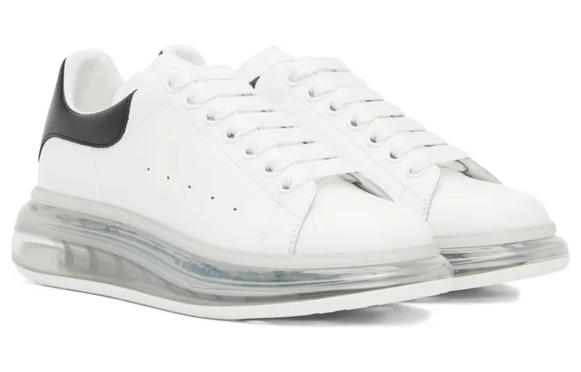 Alexander McQueen Black Transparent Sole Oversized Sneakers (604232WHX98) (4)