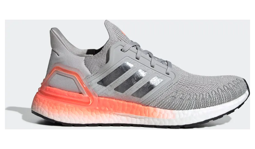 adidas Ultraboost 20 Grey Two / Night Metallic / Signal Coral (EG0719)