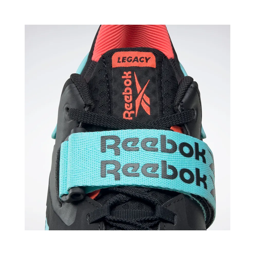 Reebok Legacy Lifter II Shoes Dark Orchid / Core Black / Neon Mint