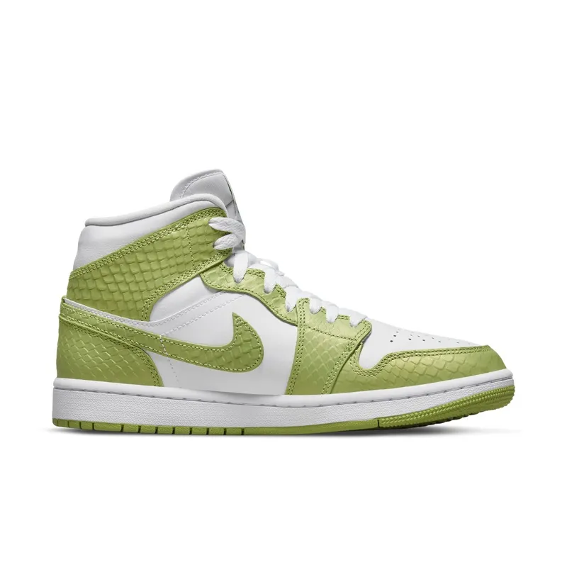 Air Jordan 1 Mid Green Python (DV2959-113)