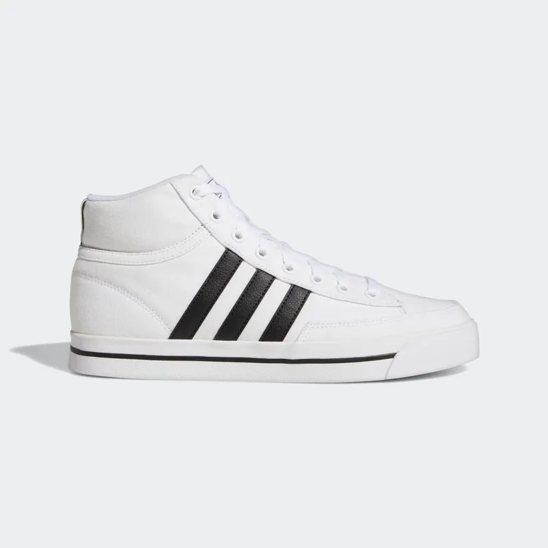 Adidas Retrovulc Mid Canvas Skateboarding Cloud White / Core Black / Grey Two (GW8376)