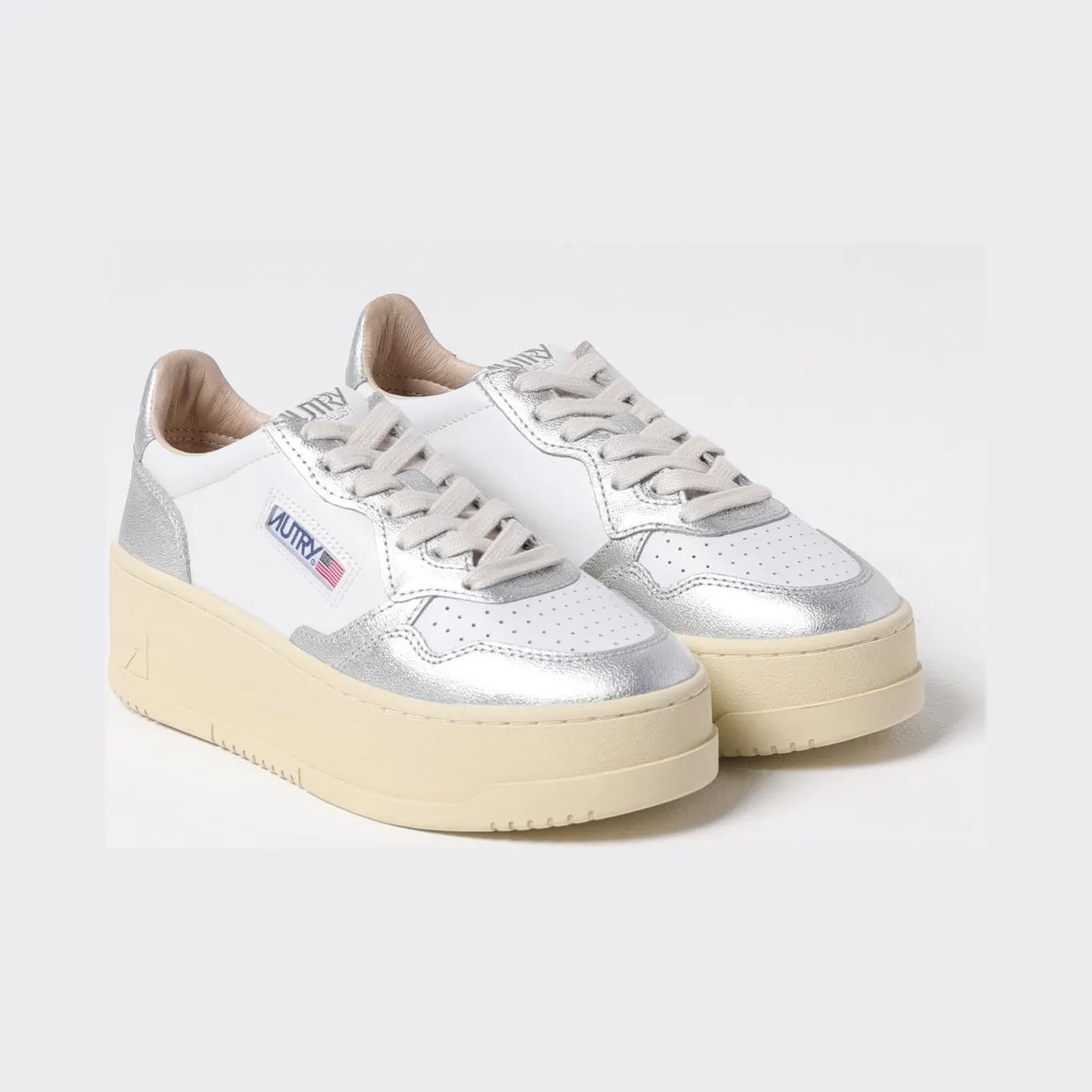 Autry Sneakers Silver (PTLWWB18)