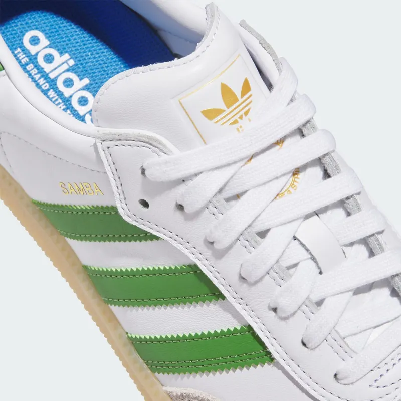 Adidas Samba ADV Cloud White / Crew Green / Gum (JP8522)