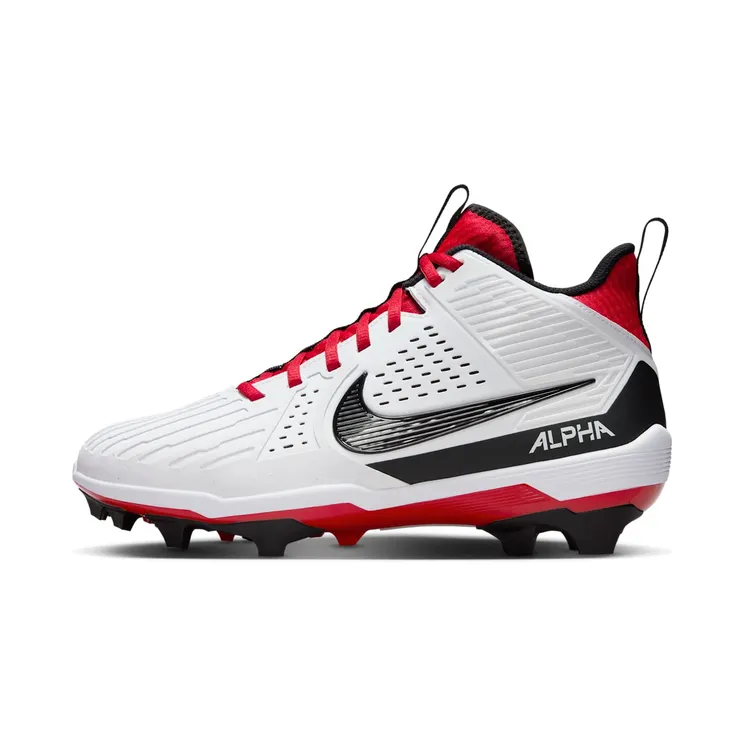 Nike Alpha Menace Strong White University Red Dark Smoke Grey Black (II5139-102)