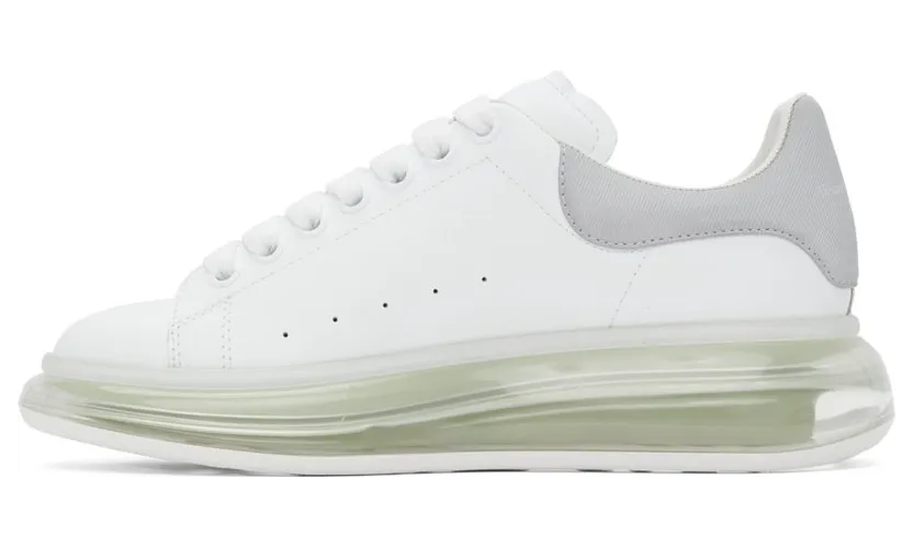 Alexander McQueen White & Silver Oversized Sneakers (662659WIA4T) (3)