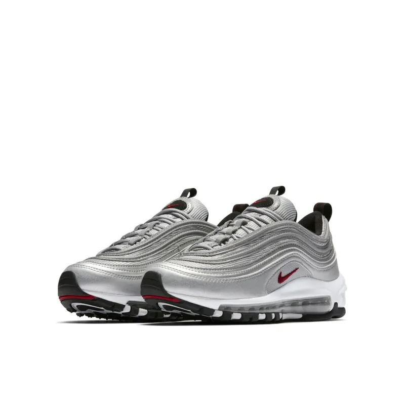 Nike Air Max 97 Silver Bullet 2016/2017 (GS) Metallic Silver/Varsity Red-White-Black (918890-001)