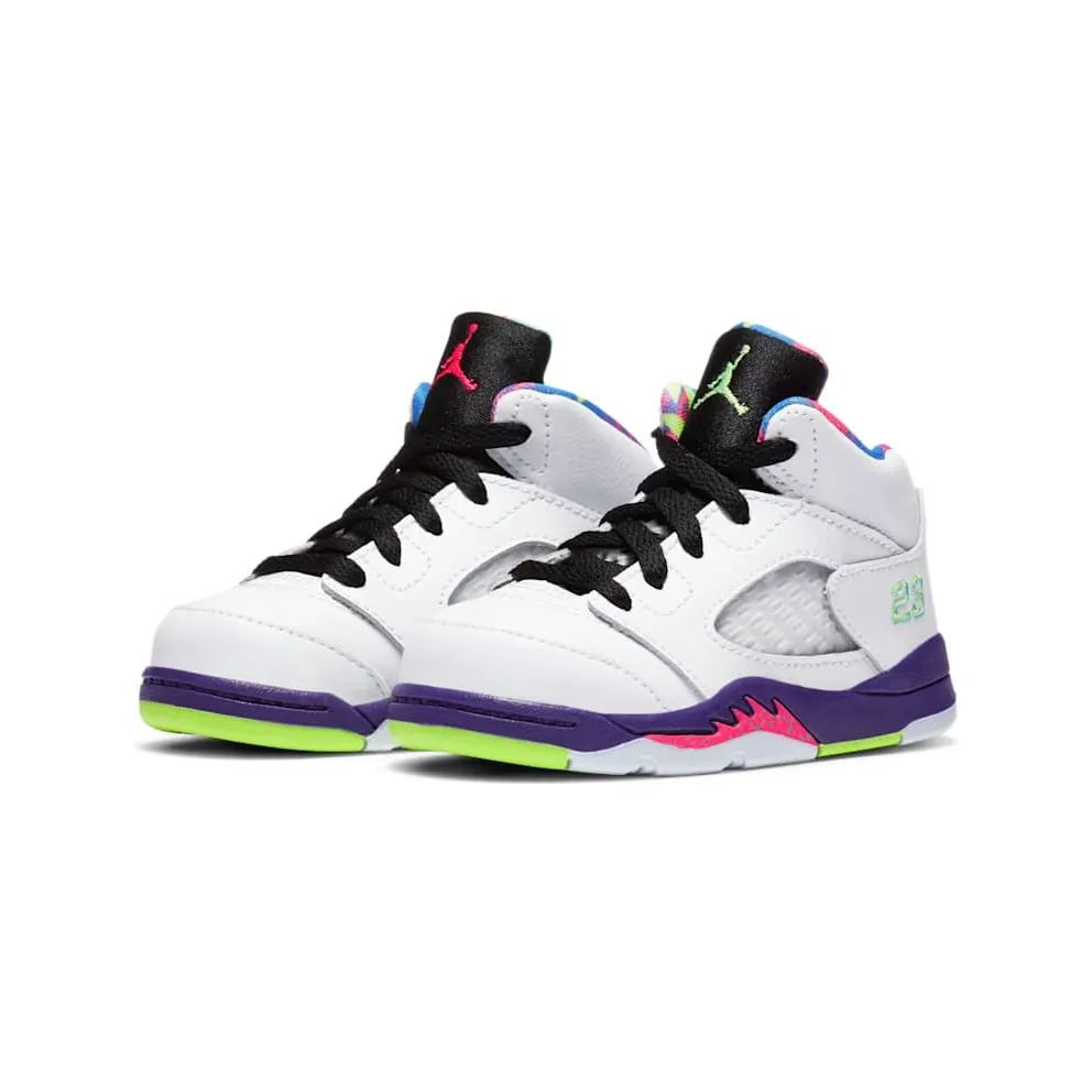 Jordan 5 Retro Alternate Bel-Air (TD) White/Court Purple-Racer Pink-Ghost Green (DB3025-100)