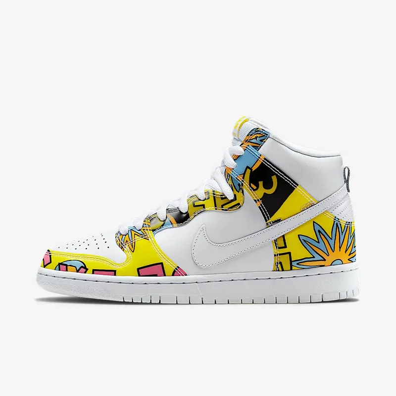 Nike Dunk SB High De La Soul (2015) White/Firefly (748751-177)