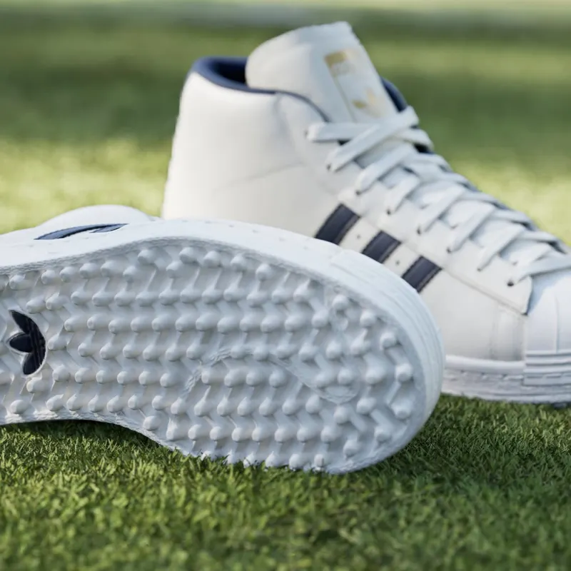adidas Pro Model Midcut Spikeless Golf Chalk White Night Indigo (JQ7722)