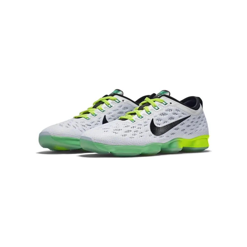 Nike Zoom Fit Agility White Black Green Glow Volt (W) White/Black-Green Glow-Volt Ice (684984-100)