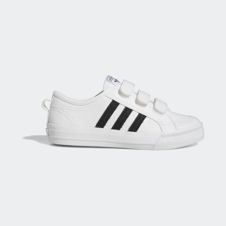 adidas Nizza Comfort “Cloud White / Core Black / Cloud White” (GX4515)
