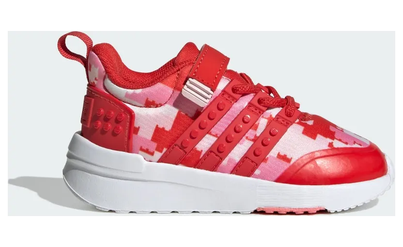 adidas x LEGO Racer TR21 Elastic Lace and Top Strap Schuh Red / Red / Bliss Pink (IG0570)