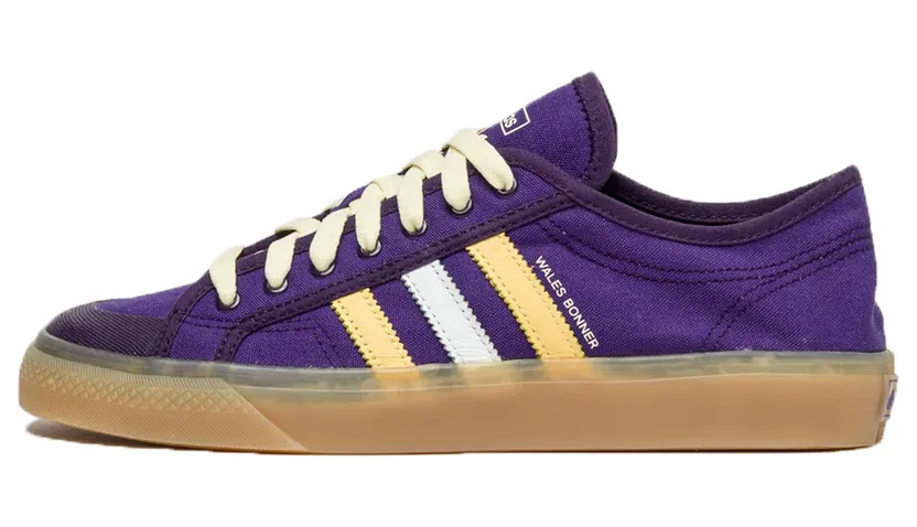 adidas Wales Bonner Nizza Lo Purple / Yellow / Gold Metallic (G58134)