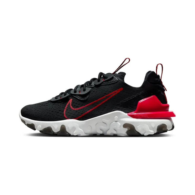Nike React Vision “Black / Iron Grey / White / University Red” (FB3353-001)