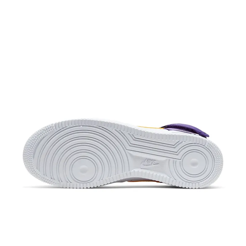 Nike Air Force 1 ’07 LV8 High NBA Lakers White/Yellow/Purple (BQ4591-101)
