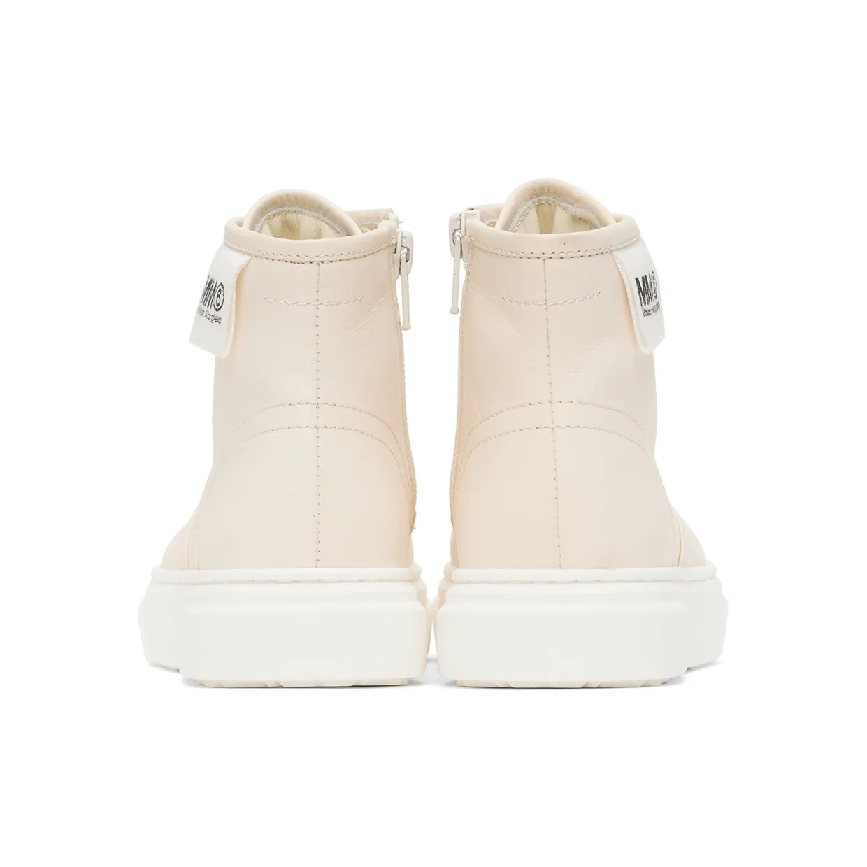 MM6 Maison Margiela Kids Black Lace-Up Sneakers (72065) (2)