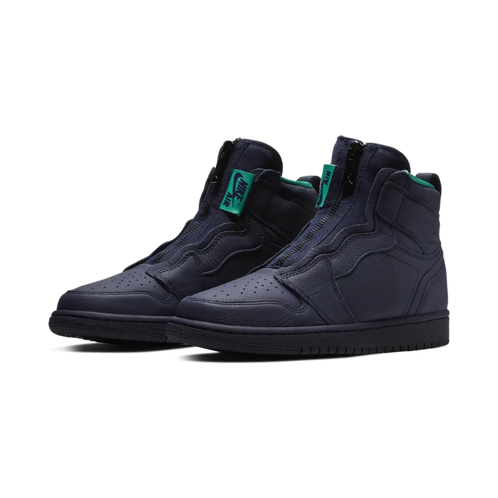 Jordan 1 Retro High Zip Blackened Blue (W) Blackened Blue/Neptune Green-White (AQ3742-403)