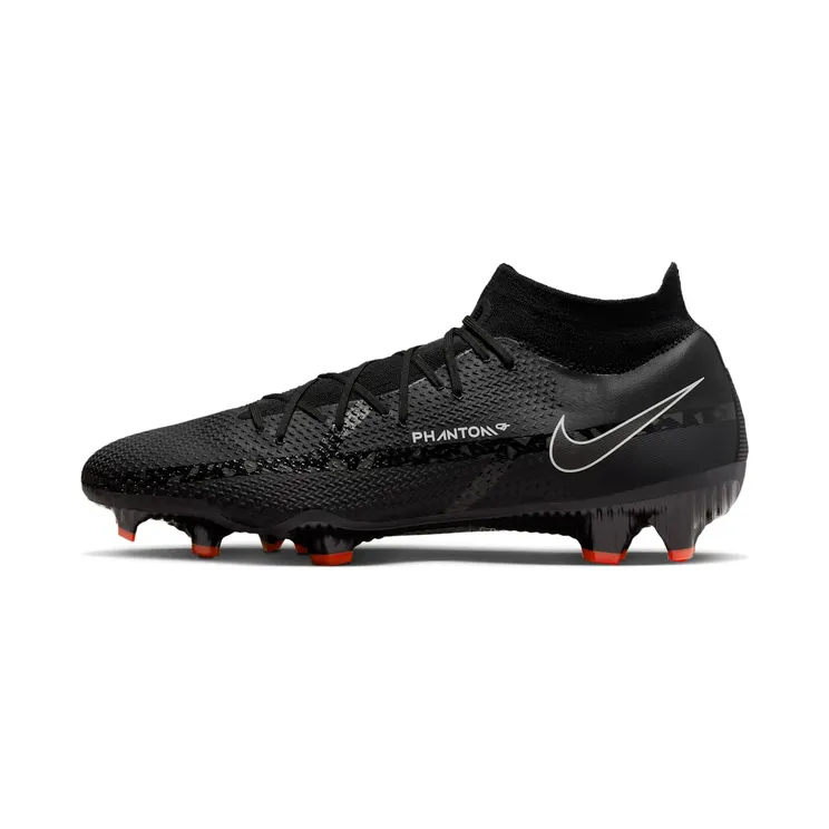 Nike Phantom GT2 Pro Dynamic Fit FG “Black / Summit White / Bright Crimson / Dark Smoke Grey” (DC0759-001)
