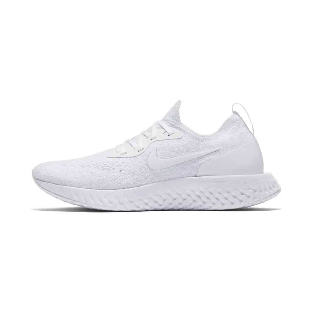 Nike Epic React Flyknit True White (W) True White/White-Pure Platinum (AQ0070-102)