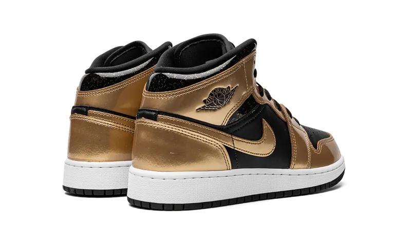 Air Jordan 1 Mid SE GS “Metallic Gold Black” (DR6967-071)
