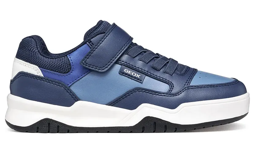 Geox sneaker Navy / Royal blue/koningsblauw / Taupe / Wit (J367RE0BCFU-C4250)