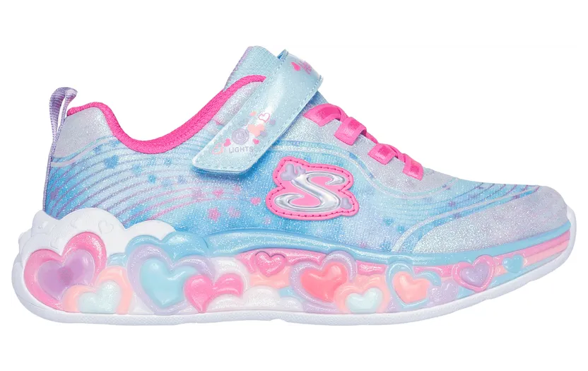 Skechers S-Lights: Eternal Heart Lights Sneaker Licht Blauw