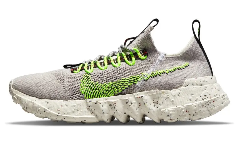 Nike Space Hippie 01 Vast Grey / Electric Green – Black White (DJ3056 004)