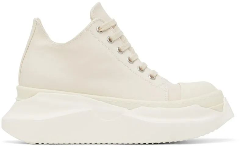 Rick Owens Drkshdw Off-White Abstract Sneakers (DS01B7842 MU)