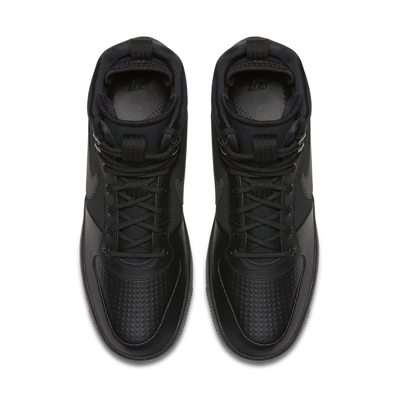 Nike Court Borough Mid Winter Triple Black Black/Black-Black (AA0547-002)