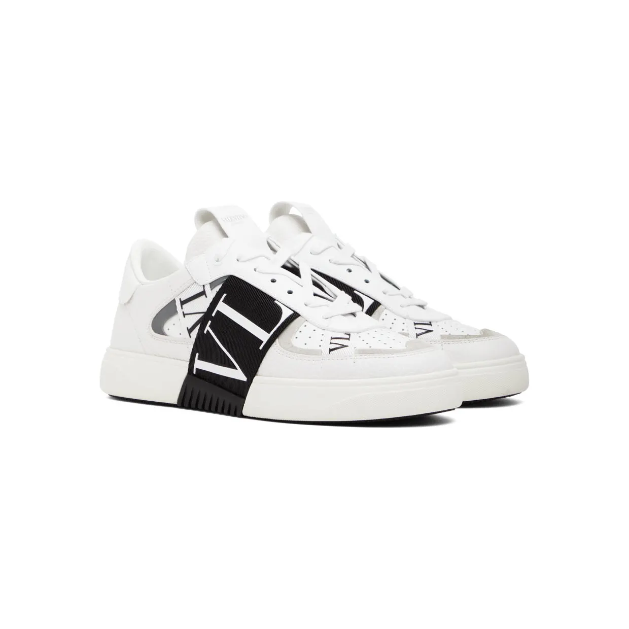 Valentino Garavani White & Gray VL7N Low-Top Sneakers (1Y2S0C58WRQ) (4)