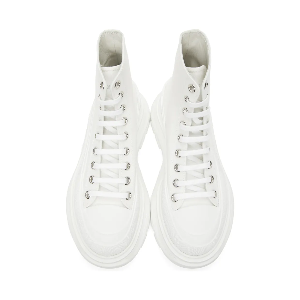 Alexander McQueen Black Tread Slick High Sneakers (611706 W4L32) (5)