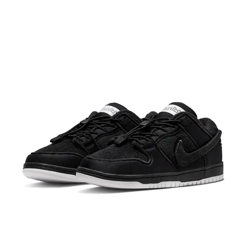 Nike SB x Gnarhunters Dunk Low Black – “Black / Black / White” (DH7756-010)