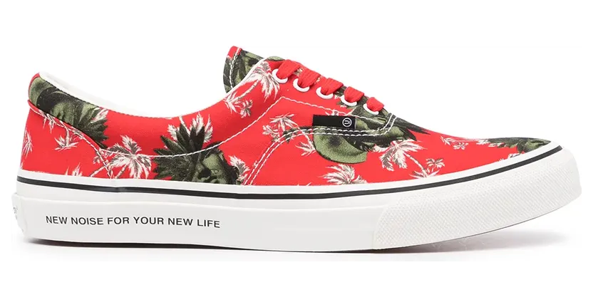 Undercover met palmboomprint “Red” (UC1A4F021)