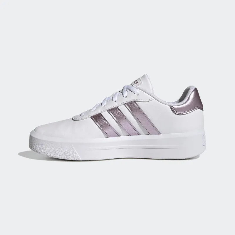 Adidas Court Platform Cloud White / Matt Purple Met. / Purple (GV8999)