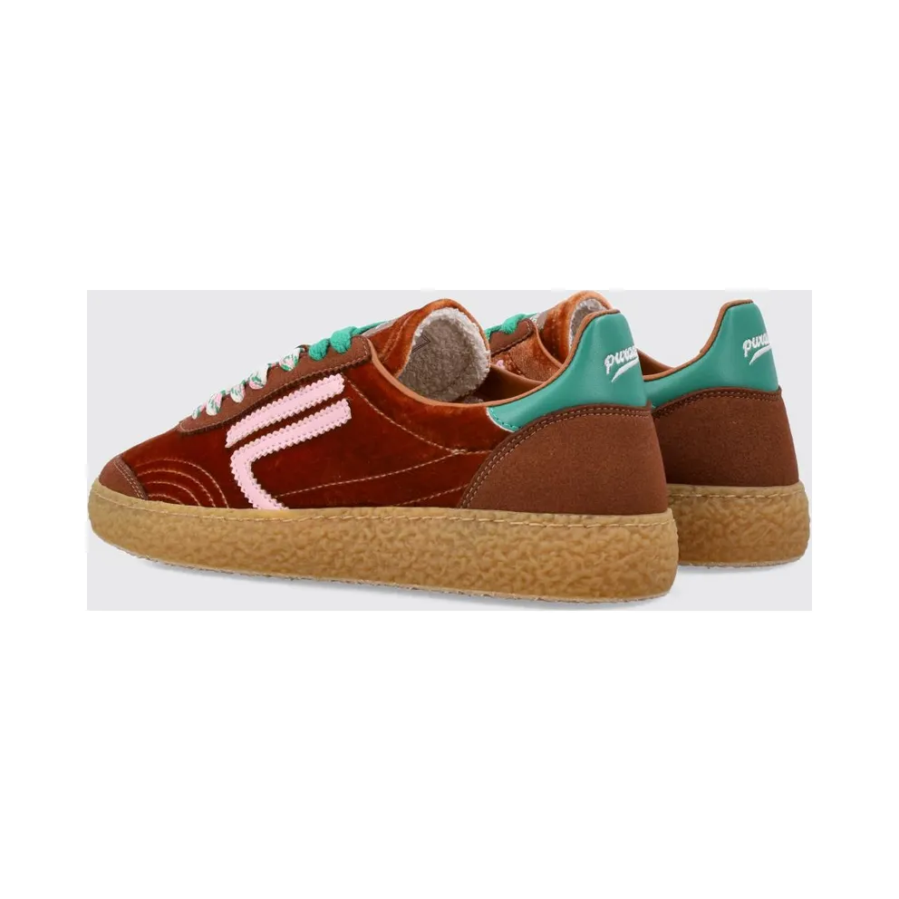 Puraai 6.01 XS in Vegan Leather and Recycled Microsuede Tobacco (PU601X044)